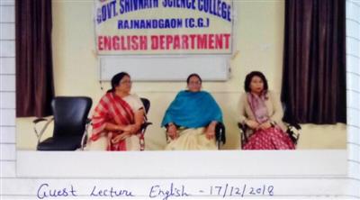 Guest Lecture Session on “Let us Learn English – The Play Way”. in the session 2018-19