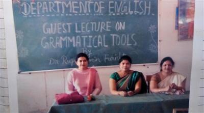 Guest Lecture Session on “Basic Tools of English Grammer”. in the session 2017-18